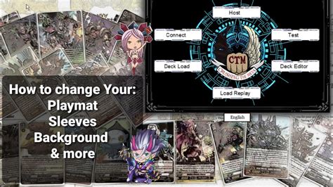 Cardfight!! Vanguard!! How to Change Your: Playmat, Sleeves.